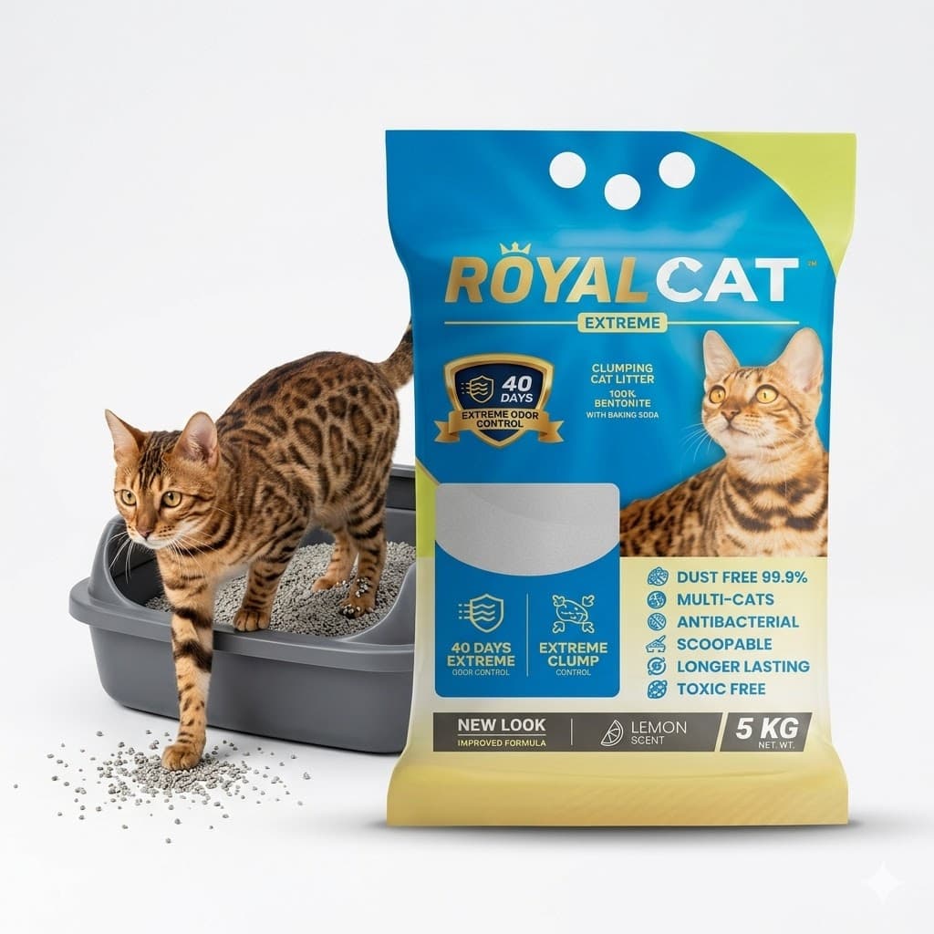 Royal Cat Arena Sanitaria Aglomerante con Aroma a Limón 5 kg - Miniatura 4