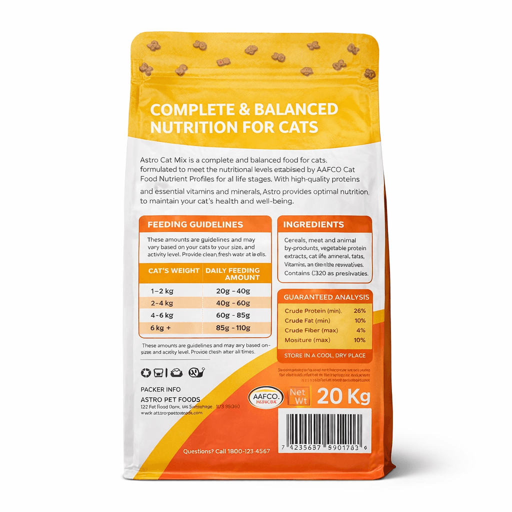 Astro Alimento Seco para Gatos Adultos Cat Mix - Nutrición Completa y Balanceada 1 kg - Miniatura 2
