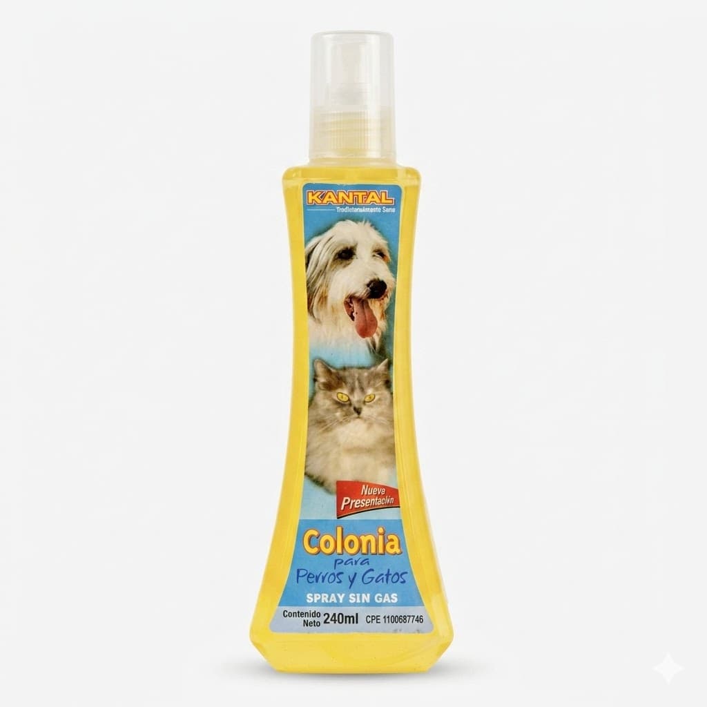Kantal Colonia Olor Neutral 240 ML - Fragancia Refrescante que Neutraliza Malos Olores