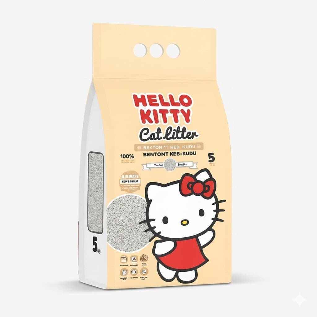 Kantal Hello Kitty Arena para Gatos Aroma Natural - Formato Ahorro 8.4 kg