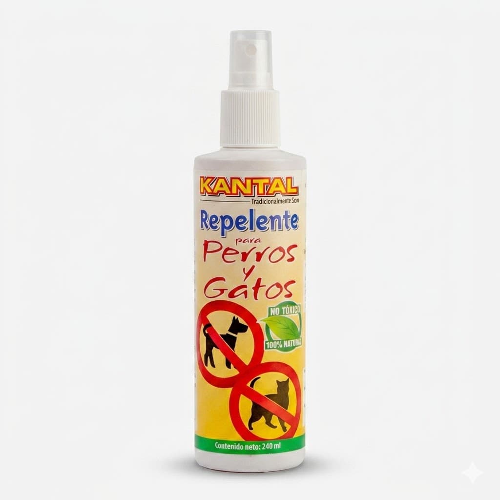 Kantal Repelente para Perros y Gatos 240 ML - Spray Educador para Alejar Mascotas de Zonas Prohibidas