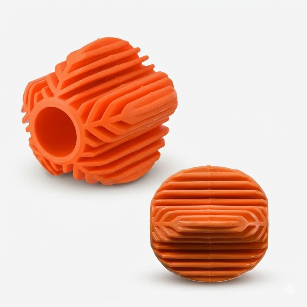 Juguete para Gatos Pets Kingdom Pelotas Tipo Copo de Nieve Texturizadas con Cascabel Interno para Estimulación Sensorial y Ejercicio de Felinos Activos.