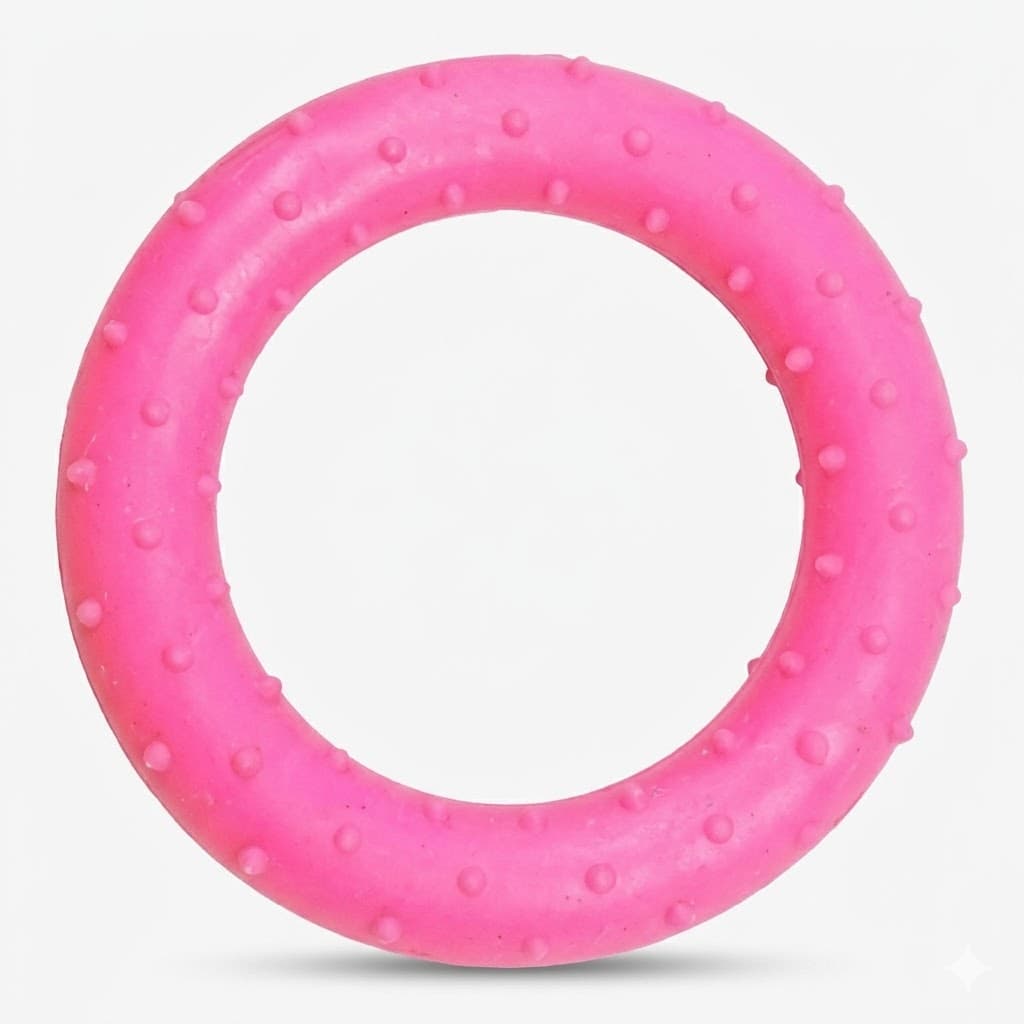Juguetes de Goma para Mascotas Pets Kingdom con Texturas de Estimulación Dental, Alta Resistencia y Diseños Ergonómicos para el Juego Activo. - Imagen 1