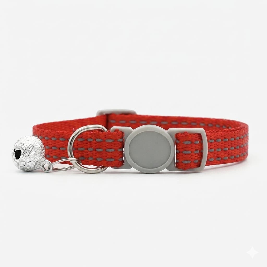 Collar Reflectivo GUAO para Gatos Seguridad Nocturna Diseño Colorido