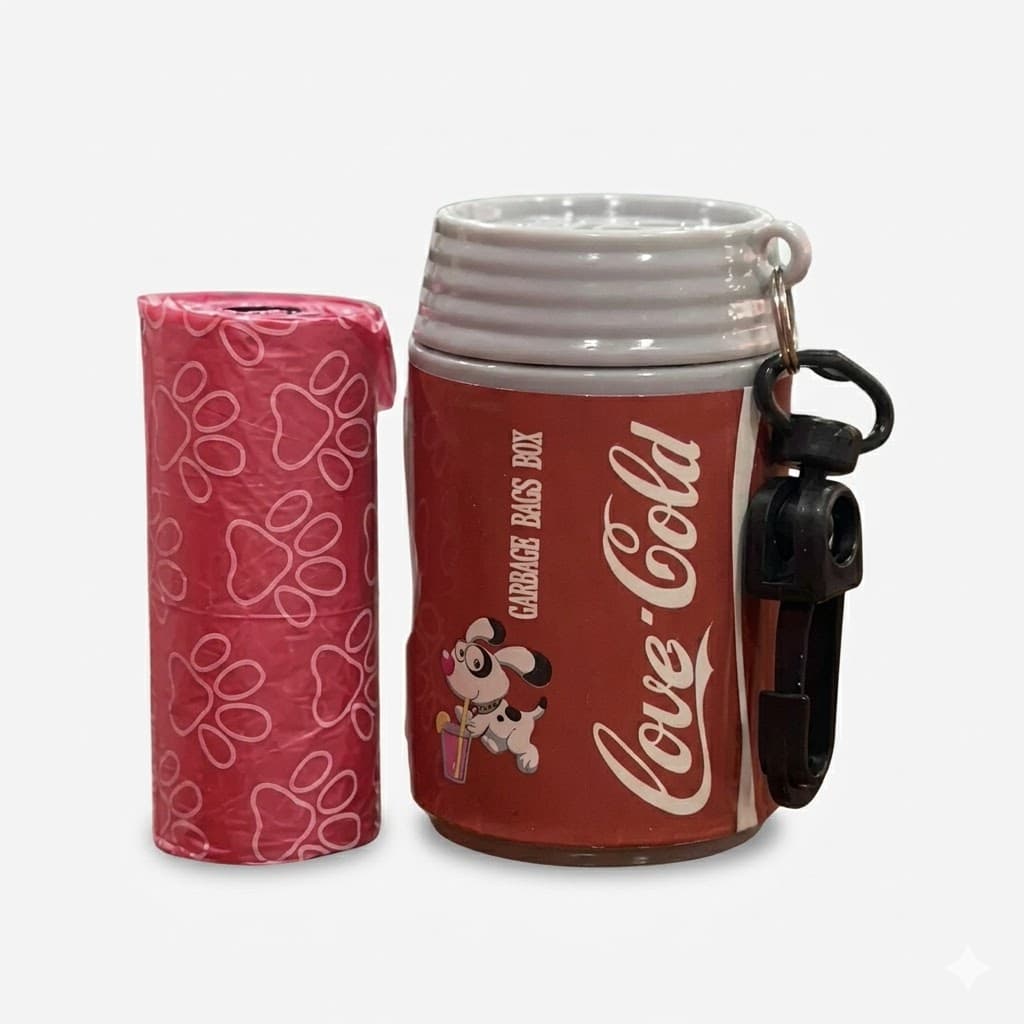 Porta Bolsas Higiénicas Refresco Paseo Incluye 2 Rollitos Dispensador