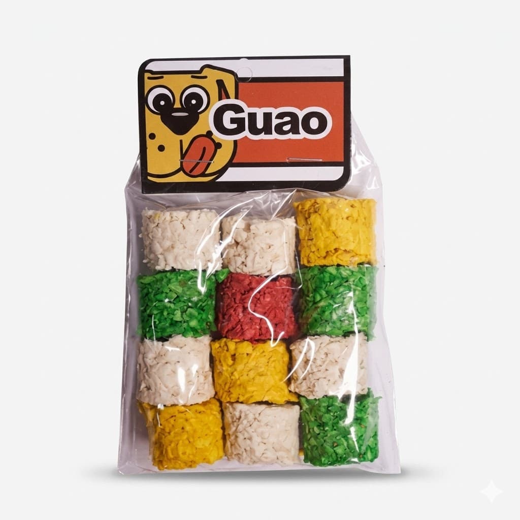 Coquito Natural en Carnaza Pack 12 Unidades Snack Nutritivo Perros
