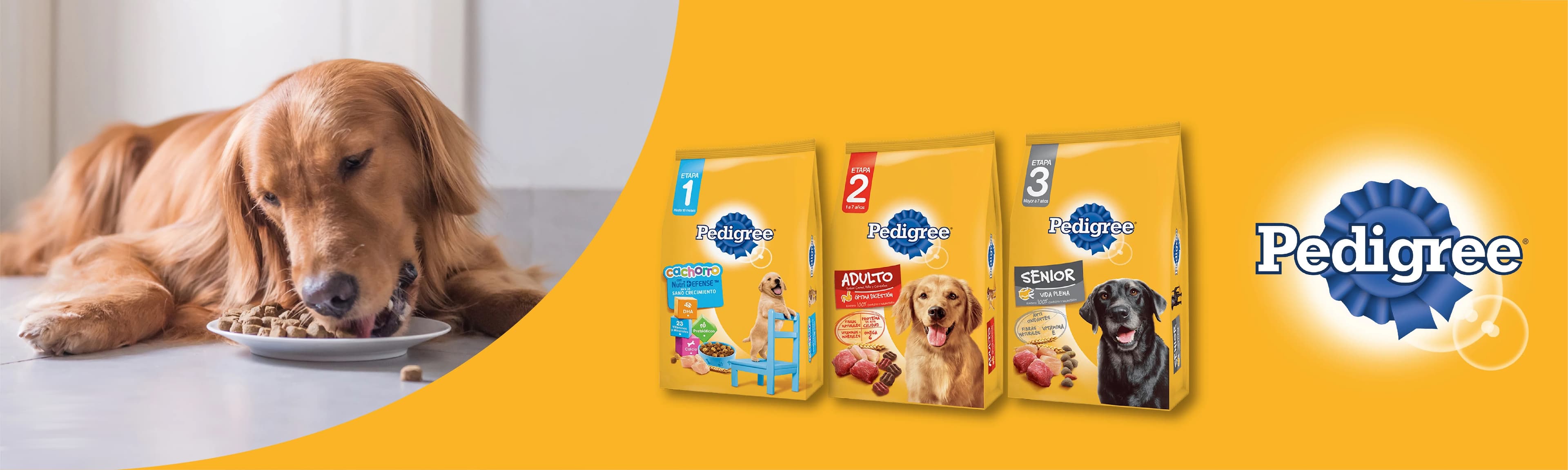 Banner promocional de PEDIGREE