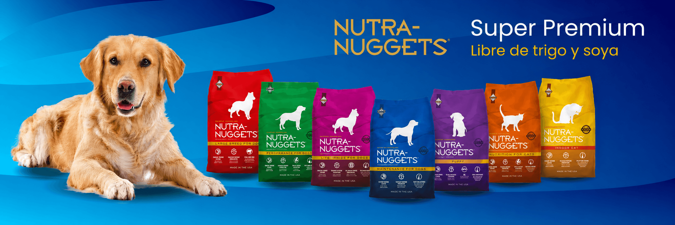 Banner promocional de NUTRA NUGGETS