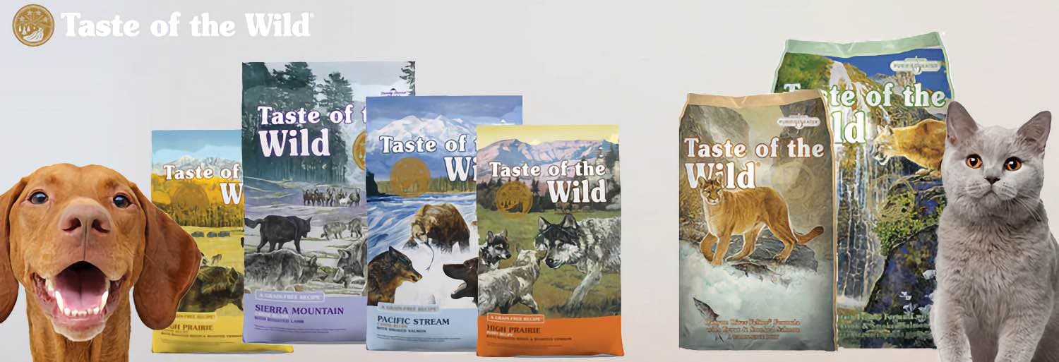 Banner promocional de TASTE OF THE WILD