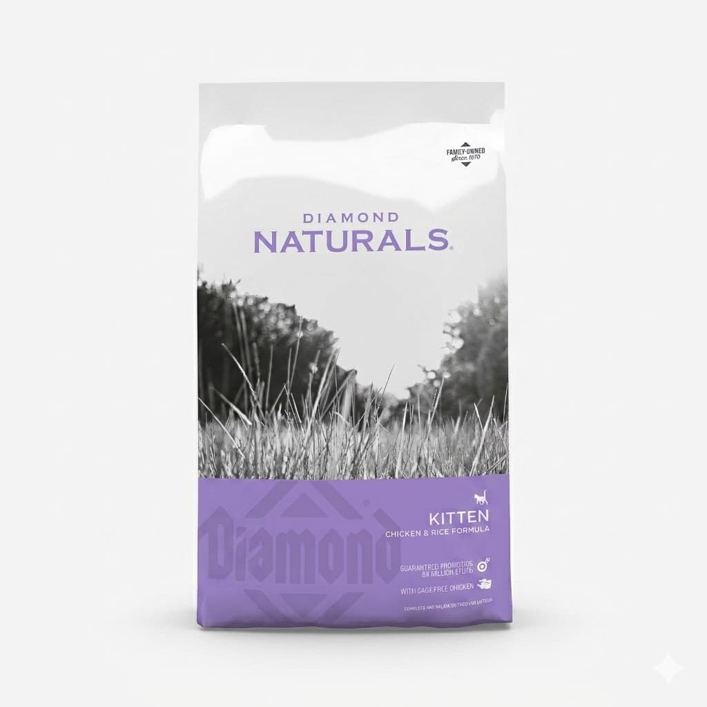 Diamond Naturals Alimento para Gatitos y Gatas en Lactancia Pollo y Arroz 1 kg