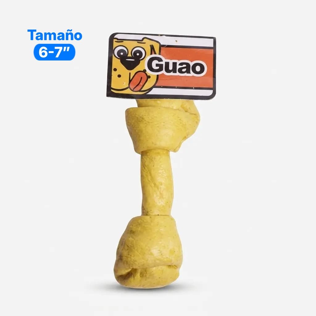 Hueso en Carnaza Pollo Natural Tamaño 6-7" Masticable Nutritivo Perros - Imagen 1