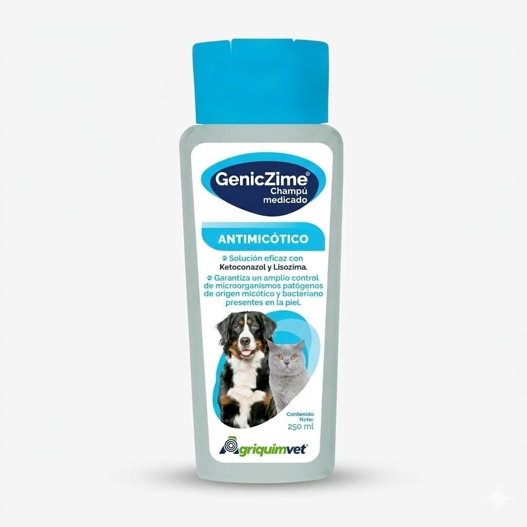 Geniczime Champu Medicado Antimicotico 250 ML