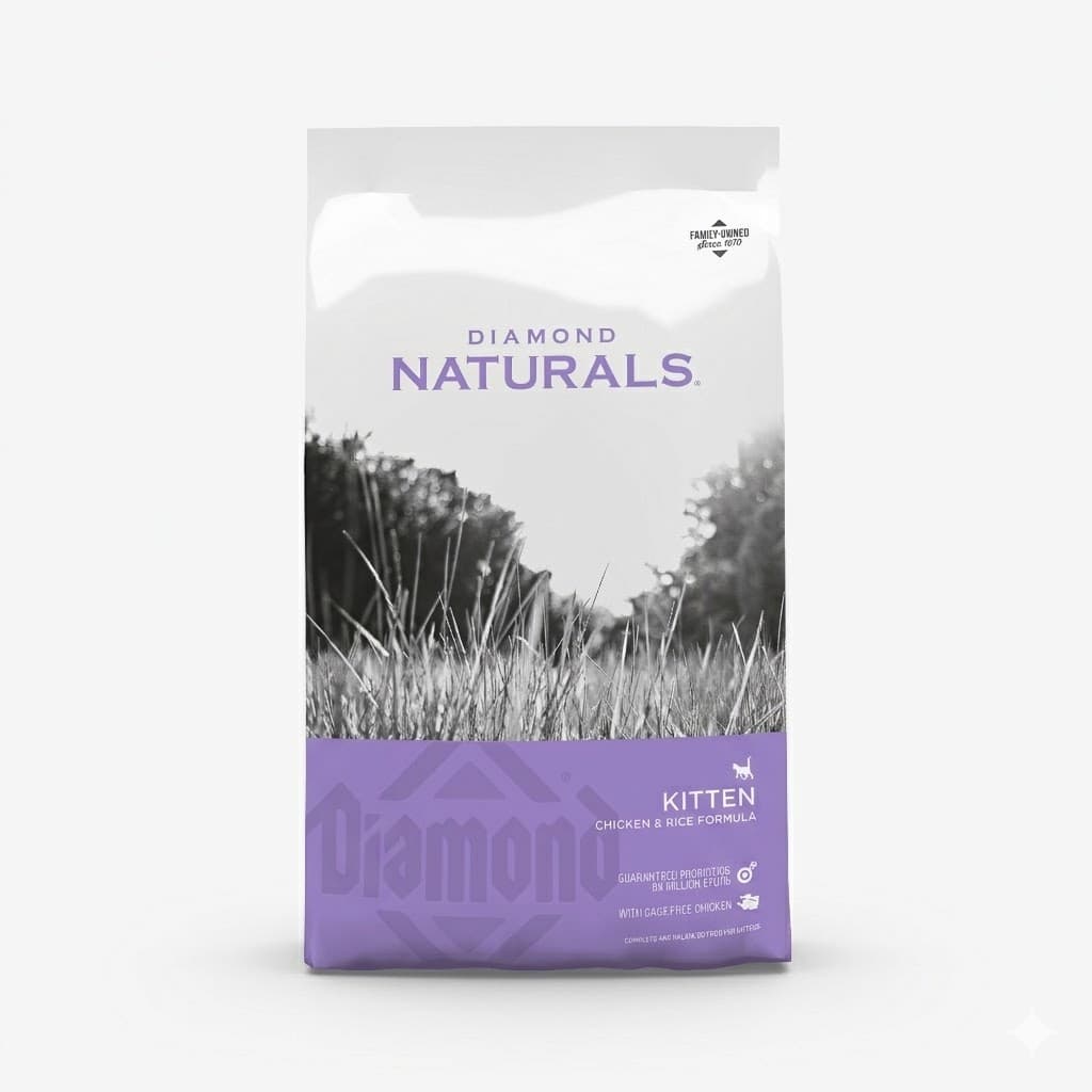 Diamond Naturals Alimento para Gatitos y Gatas en Lactancia Pollo y Arroz 3 kg