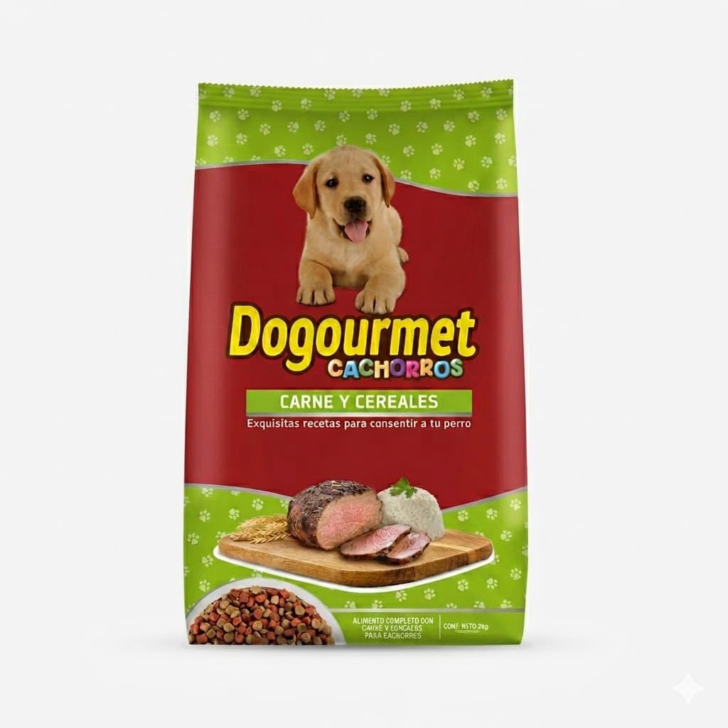 Dogourmet 2 Kg Alimento Seco para Perros Cachorros - Crecimiento Saludable