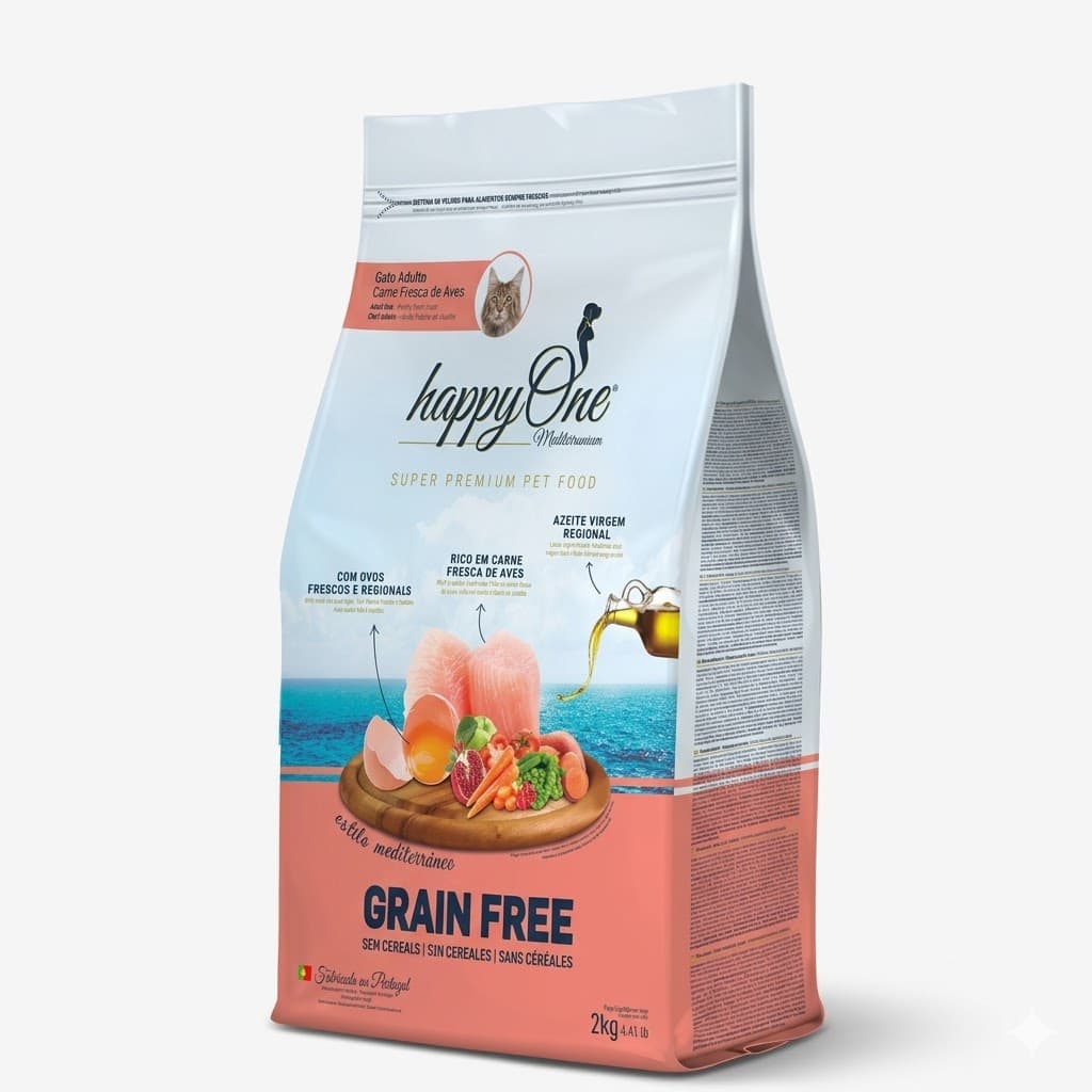 Happy One Super Premium 2 Kg Alimento Balanceado para Gatos Adultos - Imagen 1