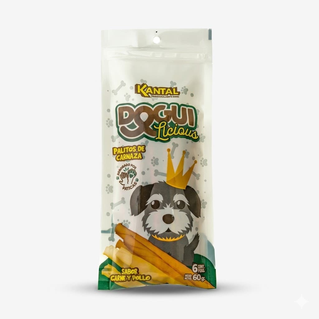 Kantal Dogulicious Sticks Sabor a Carne y Pollo 6 Unidades - Snacks de Entrenamiento de Larga Duración