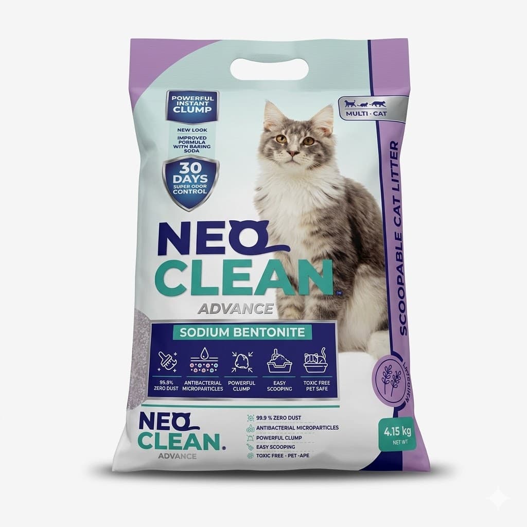 Neo Clean Arena para Gatos Aglomerante con Aroma a Lavanda 4.15 kg - Imagen 1