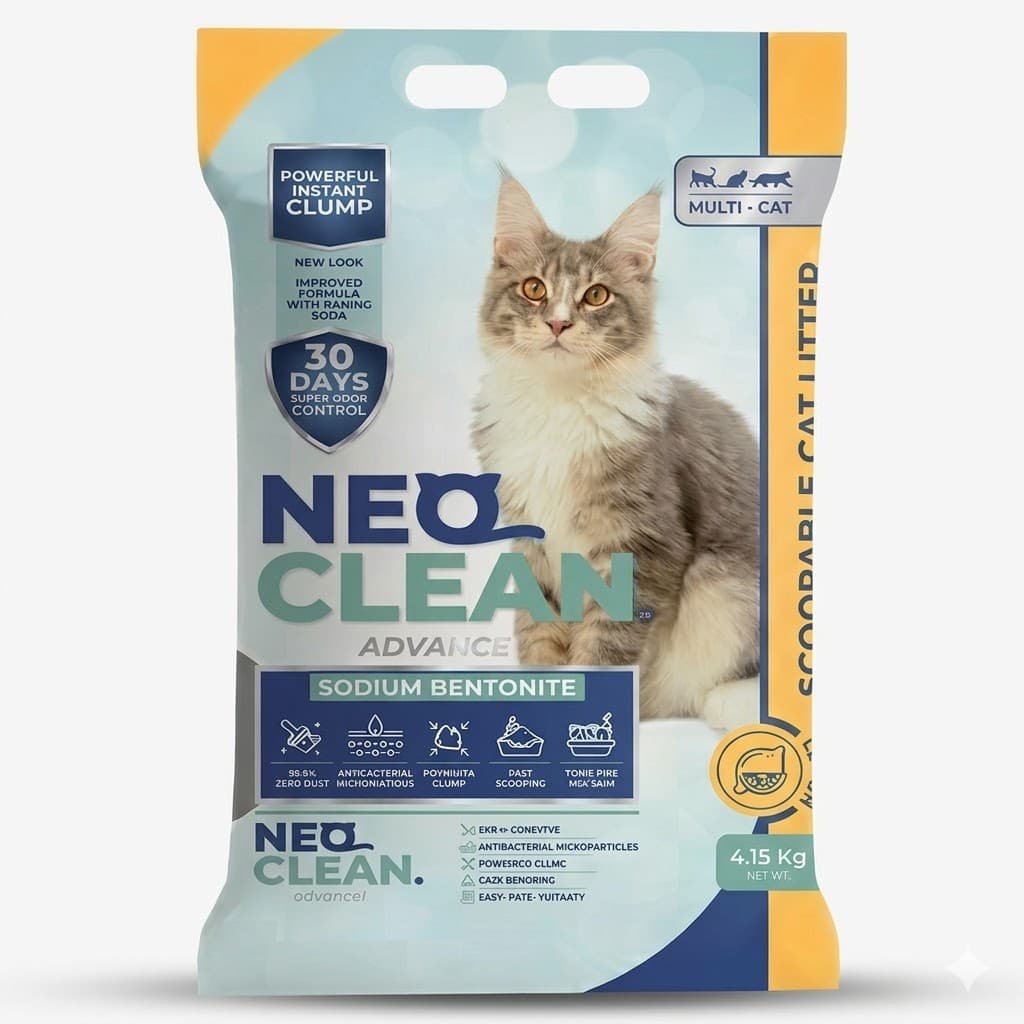 Neo Clean Arena para Gatos Aglomerante con Aroma a Limón Fresco 4.15 kg - Imagen 1