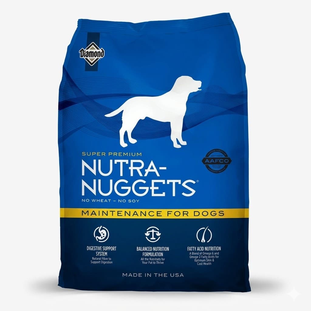 Nutra Nuggets Maintenance for Dogs 15 Kg - Dieta Equilibrada para Perros Adultos con Actividad Normal