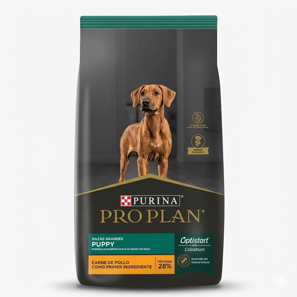 Pro Plan Puppy Razas Grandes 3 Kg - Desarrollo Saludable de Articulaciones y Huesos para Cachorros