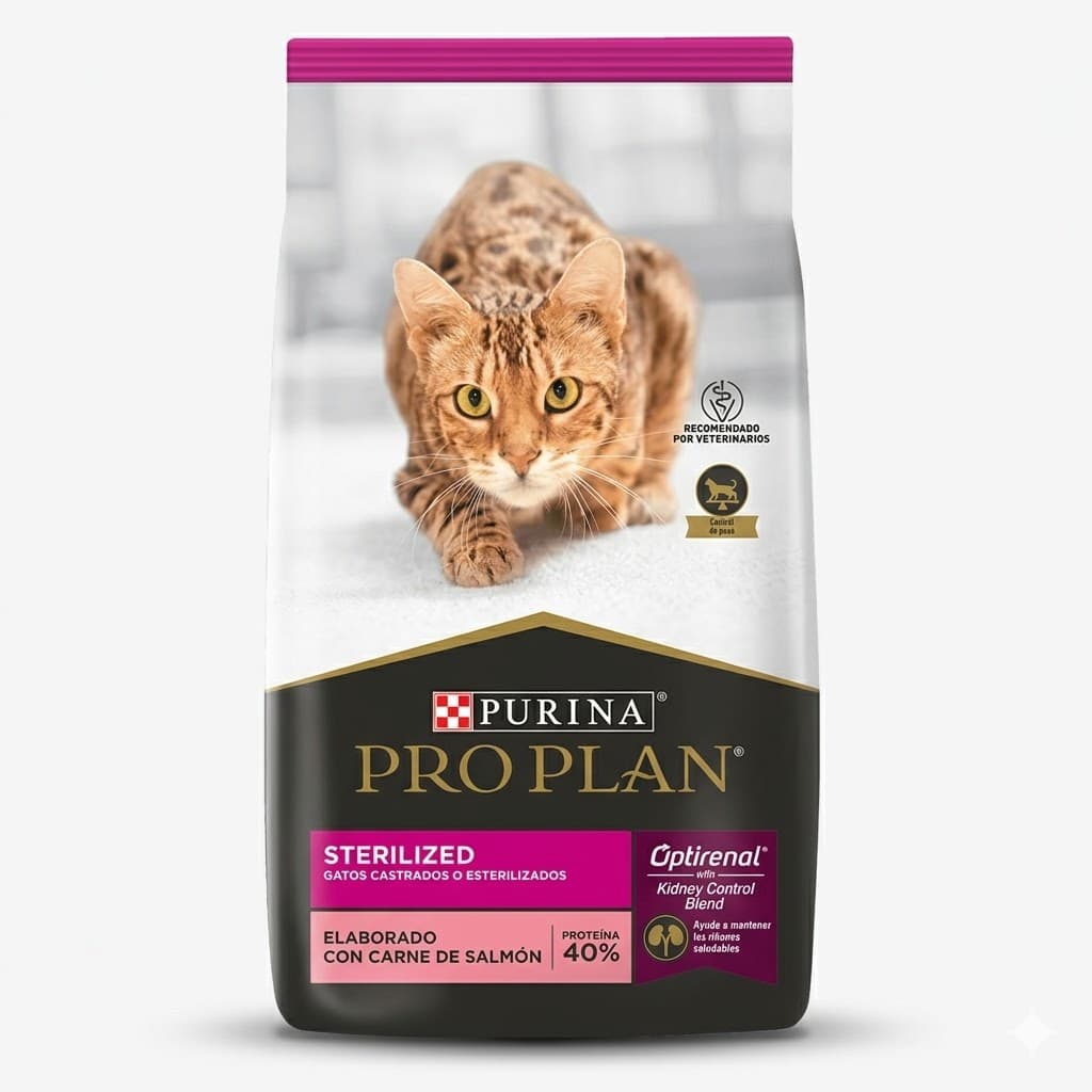 Purina Pro Plan Alimento para Gatos Esterilizados - Control de Peso 3 kg - Imagen 1