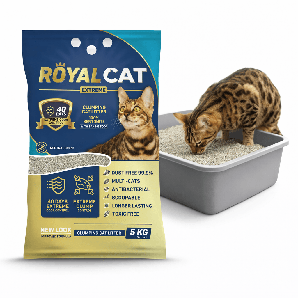 Royal Cat Arena Sanitaria Aglomerante Fórmula Sin Aroma 5 kg - Imagen 1