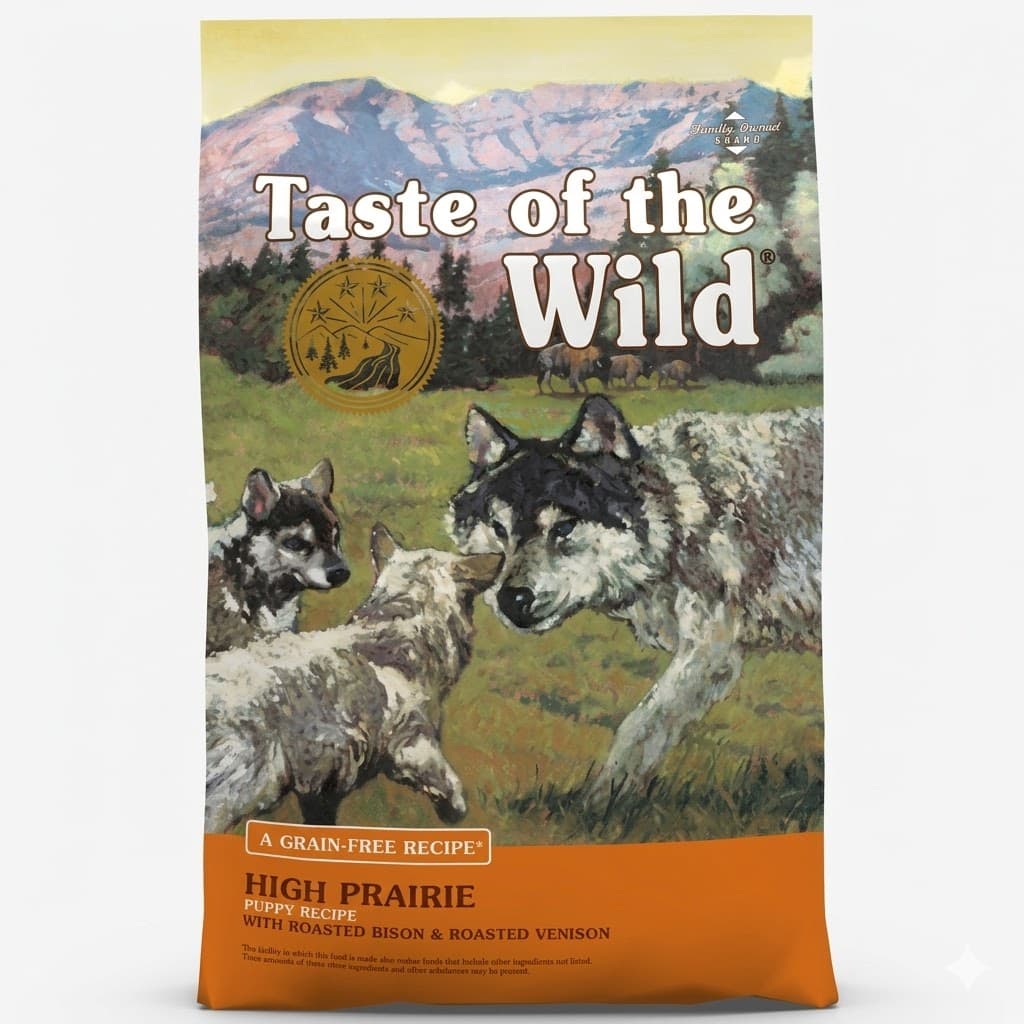 Taste of the Wild High Prairie Puppy 5,6 Kg - Nutrición para el Crecimiento de Cachorros Sin Granos