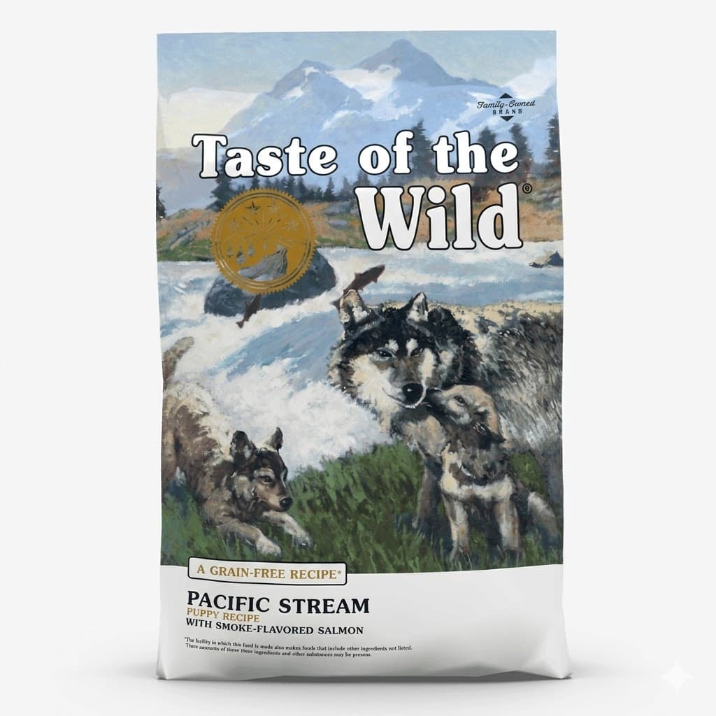 Taste of the Wild Pacific Stream Puppy 12,2 Kg - Desarrollo Saludable del Cachorro con Proteína de Pescado